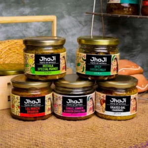 5 Traditional Pickles Sample Pack (With Garlic) | 5x150g Packs